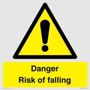 Danger Risk of falling